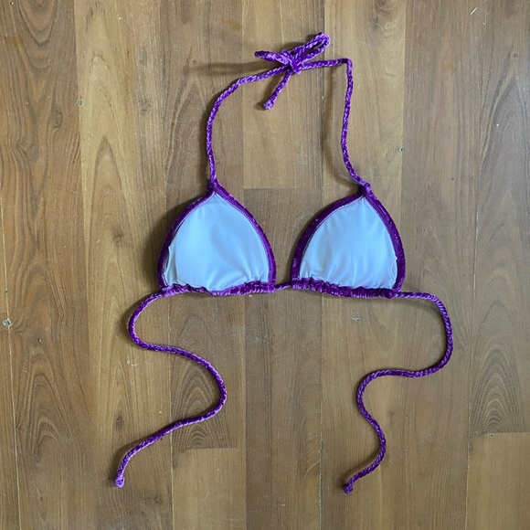 Velvet Swimwear Top - Picture 2 of 3